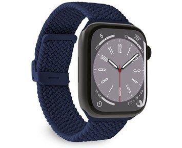 Puro LOOP Elasticized Nylon wristband, universal, dark blue