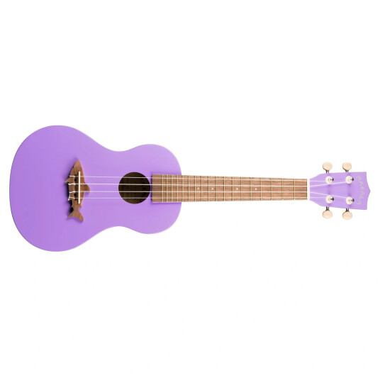 Kala Makala Shark Mk-Cs-Pur Ukulele Sea Urchin Purple, Concert, Med Bag