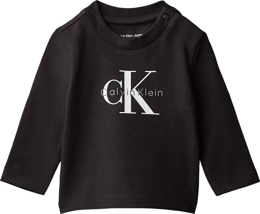 Calvin Klein Genser Monogram CK Black Calvin Klein 4 år 104 Genser Svart