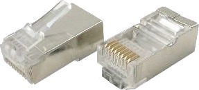 Tecline Rj45 Gjennomsiktig Tecline Rj45 Gjennomsiktig