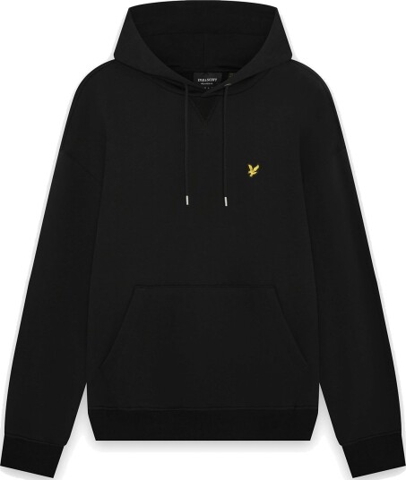 Lyle & Scott Heavyweight Loopback Pullover Hoodie Black XL
