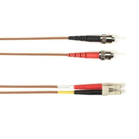 BLACK BOX SM FO PATCH CABLE DUPLX, PVC, BR, STLC