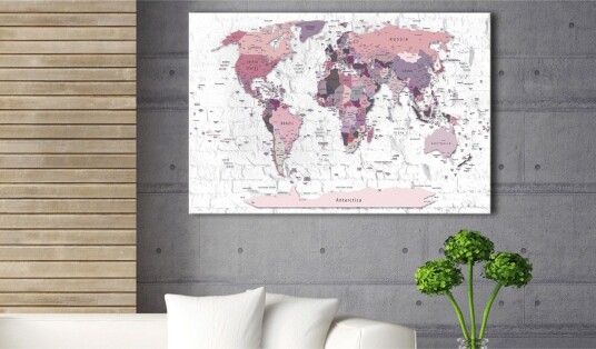 Tavle Pink Frontiers 120X80 Artgeist sp. z o. o.