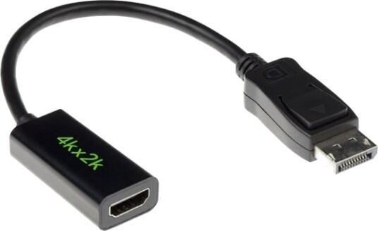 Act Ak3994 Displayport Til Hdmi A Kabel /Adapter Svart Ak3994
