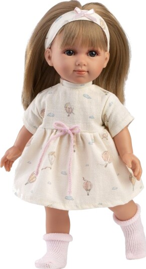 Llorens 53558 Elena Dukke Med Langt Blondt Hår Og Kjole 35 cm Fra 3 År