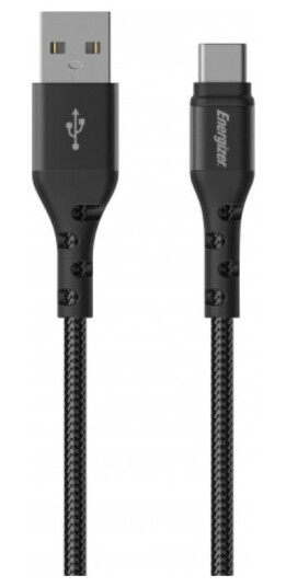 Energizer Ultimate - Usb-A Til Usb-C-Tilkoblingskabel 2M (Svart)
