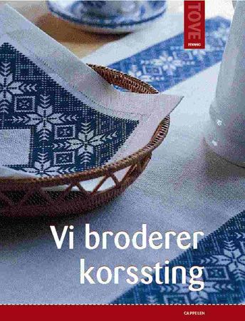 Vi broderer korssting (Innbundet) Pent brukt bok