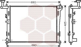 VAN WEZEL 82002179 Radiator motorkjøling