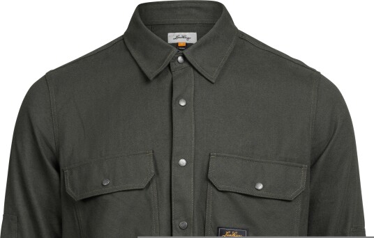 Lundhags Men"s Järpen Lumberjack Shirt Dark Forest Green XS