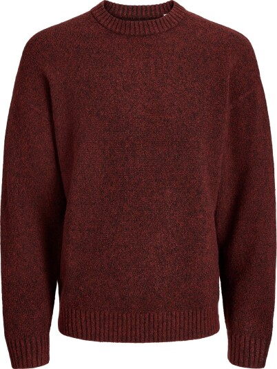 Jack & Jones Jjesoho Ollie Knit Crew Neck Sn Burgundy XL