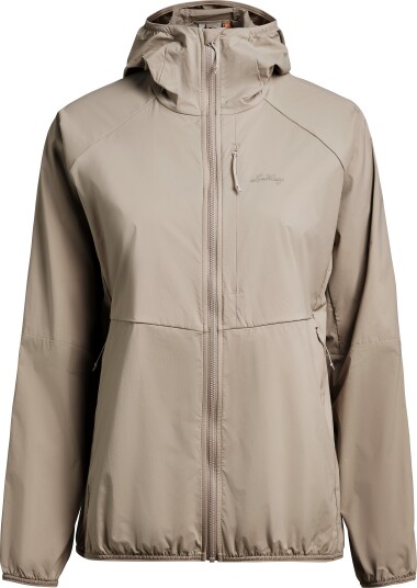 Lundhags Women"s Tived Light Windbreaker Jacket Driftwood XL