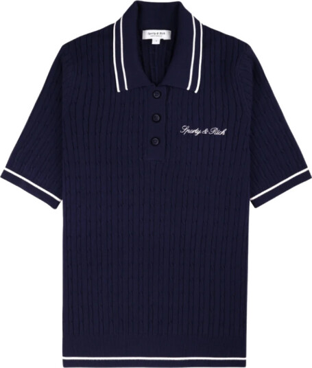 Sporty & Rich Herre Topper Blå S, Sporty & Rich Herre Topper Blå S,