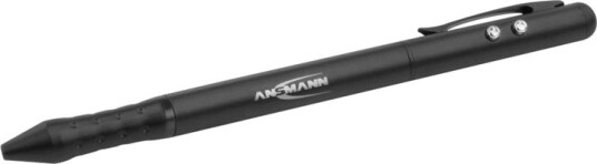 Ansmann - Laserpeker / Kulepenn / Led-Lommelykt / Stift For Mobiltelefon, Nettbrett - Svart