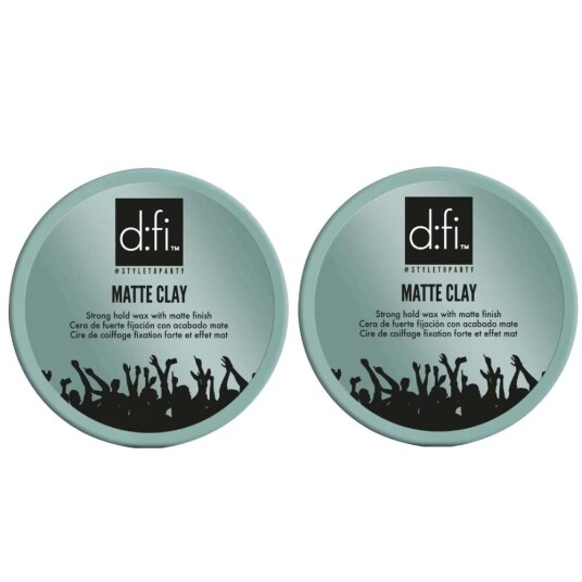 D:fi 2 Pack Matte Clay 75g D:fi 2 Pack Matte Clay 75g