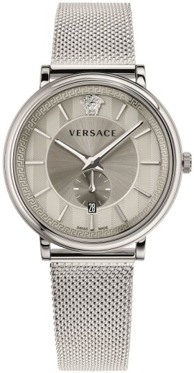 Versace Herreklokke VBQ060017 V Circle Sølvfarget/Stål Ø42 mm