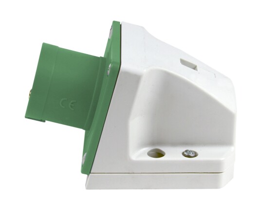 Garo II 332-10 S + RI Vegginntak IP44 4-polet 32 A Grønn 10 h er & kabler