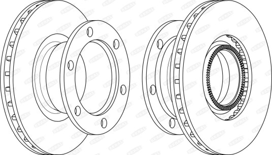 BERAL BCR295A Bremseskive BERAL BCR295A Bremseskive