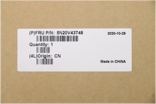 Lenovo ThinkPad P14s/T14 Gen 1 UK Tastatur 5N20V43748