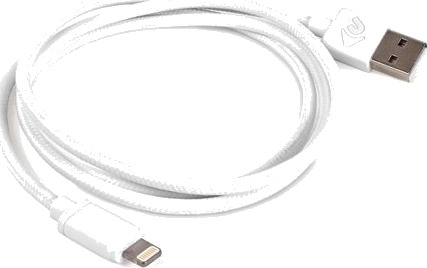 Newertech Nwtcblusbl1mw 1 M Lightning Usb A Hvit Rett Rett Newertech Nwtcblusbl1mw 1 M Lightning Usb A Hvit Rett Rett