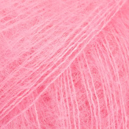 DROPS Kid-Silk Garn Unicolor 62 Strawberry Ice