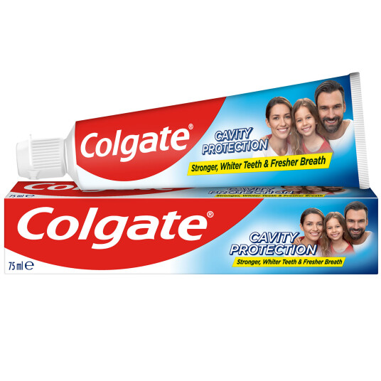 Colgate Tannkrem Cavity Protection 75 ml. Colgate Tannkrem Cavity Protection 75 ml.