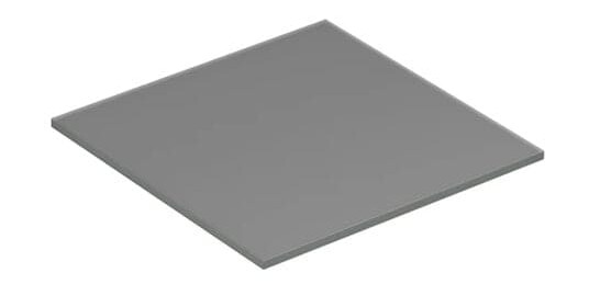 Dansani Calidris Form Topplate B40-232xh1xd40cm Lys grå Matt / 40cm