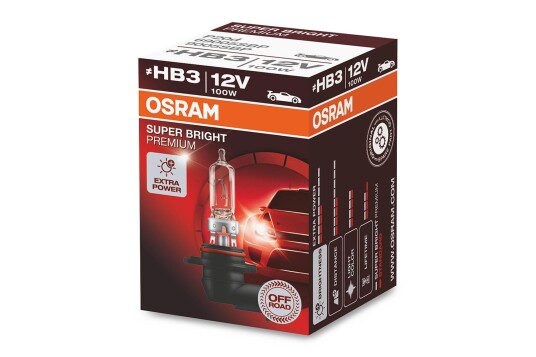 Osram Super Bright Premium HB3 halogenpære Osram Super Bright Premium HB3 halogenpære