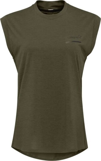Norrøna Senja Sleeveless T Shirt W"s olive night L