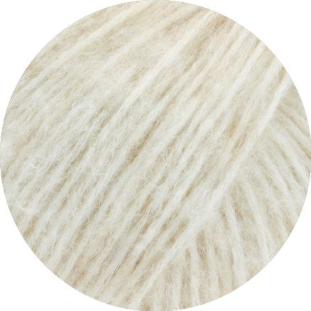 Lana Grossa Natural Alpaca Pelo Garn 5 Off White Lana Grossa Natural Alpaca Pelo Garn 5 Off White