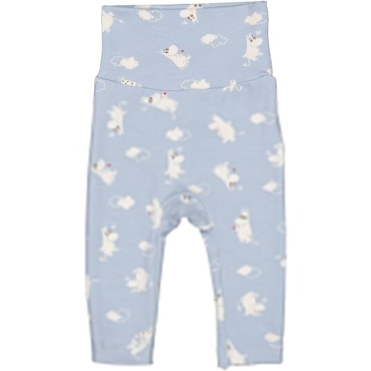 MarMar New Born Modal Smooth Print Blue Moomin Piva Bukser 2 mdr/56