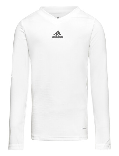 adidas Performance Team Base Tee Y White 116 adidas Performance Team Base Tee Y White 116