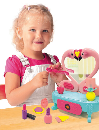 Zoo Troop Zoo Troop Flamingo Vanity Set - Pink - ONE SIZE Zoo Troop Zoo Troop Flamingo Vanity Set - Pink - ONE SIZE