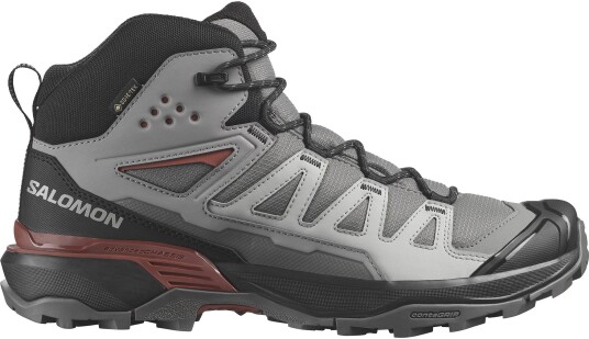Salomon X Ultra 360 Mid GTX Herre Pewter/Black/Burnt Henna 45 1/3 Salomon X Ultra 360 Mid GTX Herre Pewter/Black/Burnt Henna 45 1/3