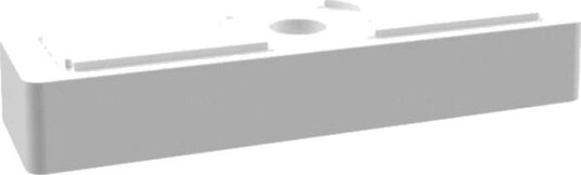 Purus 3858063 Avstandskloss for plastklemmer, Ø12–16 Hvit, Installasjon