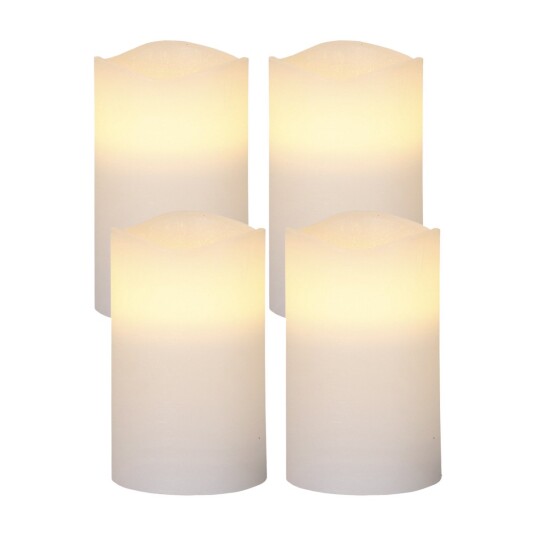 STAR TRADING 064-60 MAY LED-STEARINLYS 4 STK HVIT 064-60