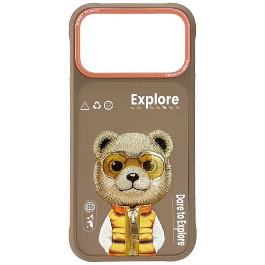 Nimmy CoolCute 2.0 BjÃ¸rn Deksel for iPhone 17 Pro   Beige