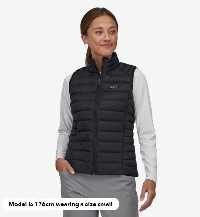 Patagonia W's Down Sweater Vest Black