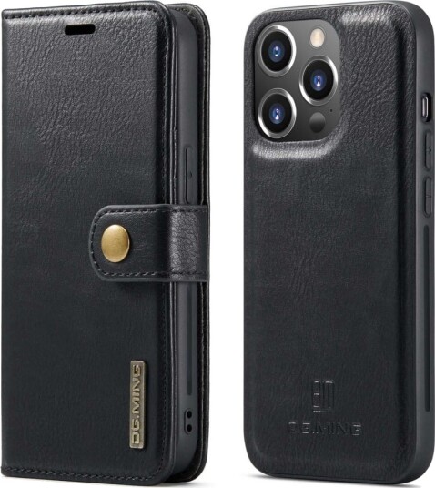 DG Ming avtakbar lommebok (iPhone 14 Pro) Svart