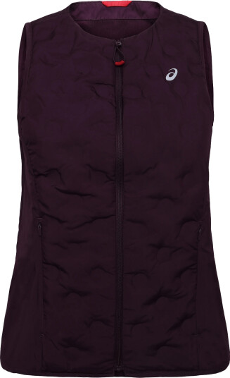 Asics Nagino Run Padded Gilet Purple L