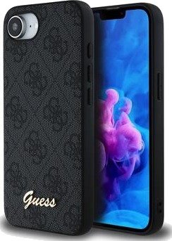 iPhone 16e/17e Guess 4G Hybrid-deksel - Svart