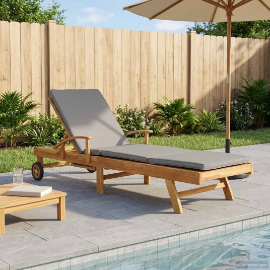 Solstol 100% Polyester Solid Teak