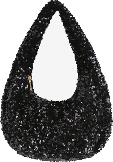 Lindex Bag With Sequins - BLACK - One Size