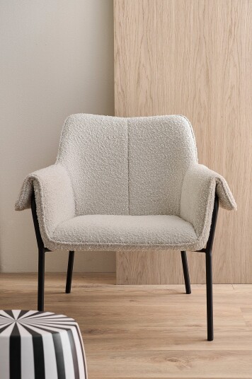 Ellos Home Loungestol Effekt Beige