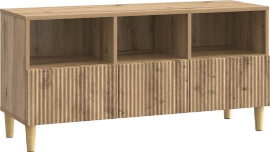 TV skap med skuff Artisan eik 102 x 34,5 x 50 cm Konstruert tre TV skap med skuff Artisan eik 102 x 34,5 x 50 cm Konstruert tre