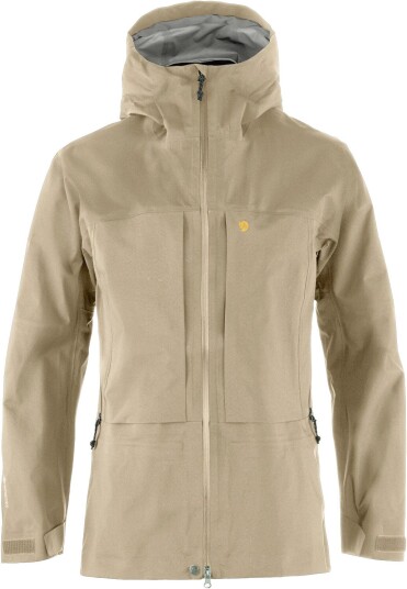 Fjellreven Women"s Bergtagen GORE TEX Touring Jacket Fossil L