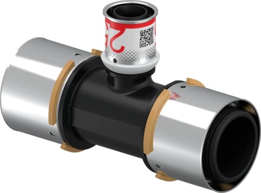 Uponor S-Press Kompositt T-rør 50-25-50 mm for Diverse Byggematerialer Uponor S-Press Kompositt T-rør 50-25-50 mm for Diverse Byggematerialer