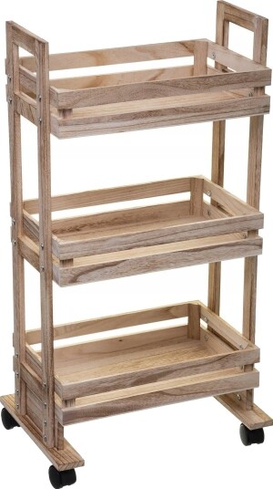 5Five Kjøkkenvogn Med 3 Hyller Tre 82 Cm 5Five Kjøkkenvogn Med 3 Hyller Tre 82 Cm