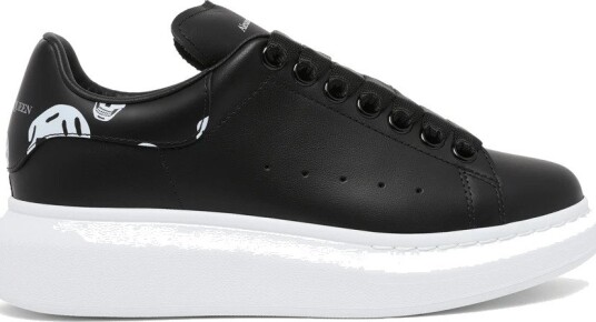 Alexander McQueen Dame Sko Svart 39 1/2 EU,