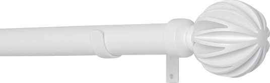 Hasta Gardinstang sett Ylva 160 300 cm Hvit