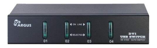Argus Kvm-As-41Da - Kvm / Lydsvitsj - 4 X Kvm/Lyd - Stasjonær